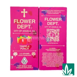 Flower Dept Liquid Diamond Disposable (2.5g) – Triple Punch